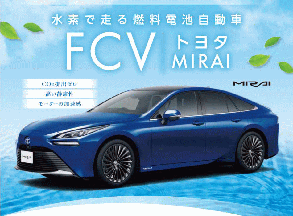 【FCV】水素で走る燃料電池自動車【MIRAI】